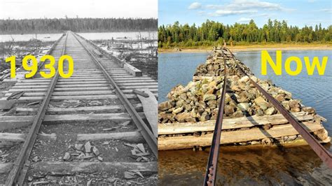 Massive Abandoned 1500 Ft Eagle Lake And West Branch Railroad Bridge