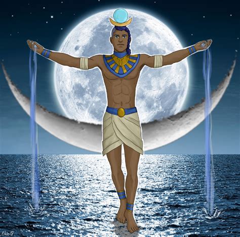 khonsu by elikal on deviantart ancient egyptian gods egyptian gods egyptian deity
