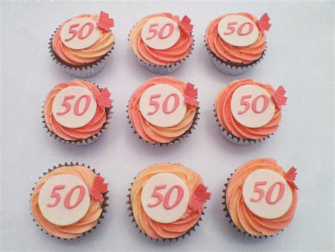 50th Birthday Cupcakes Cakey Goodness