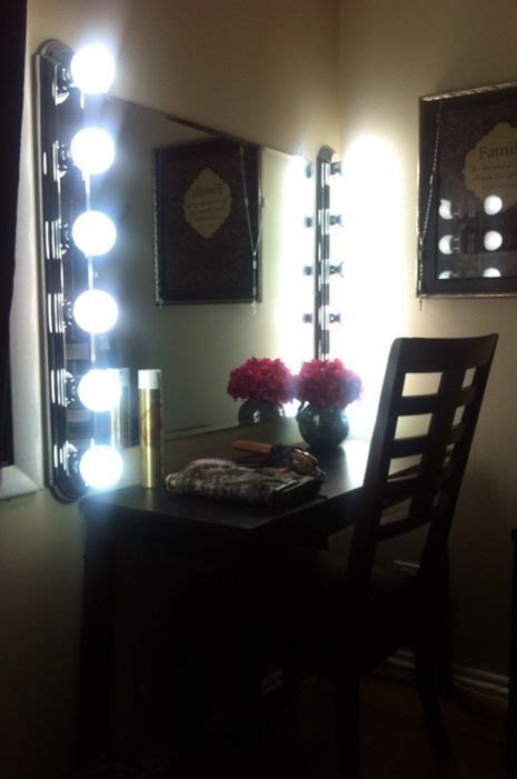 Vanity mirror light bulbs home depot. DIY Vanity mirror- Bar lights mirror and bulbs from home ...