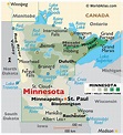 Minnesota Kort og fakta - Verdensatlas | Historia Online