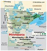 Des Cartes du Minnesota et Faits - Atlas du Monde | The Bay