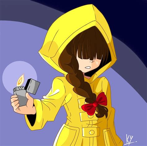 Raincoat Girl Very Little Nightmares Fanart By Komikuyoshi20 On