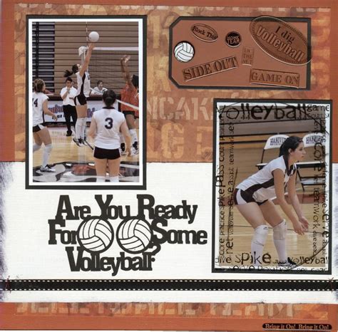 Volleyball Quotes Scrappin Sports Stuff Scrapbooking Sports
