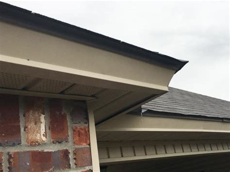 Installing gutters and downspouts costs between $5 and $10 per installation depending on the type of materials chosen. Installing Gutters on Slanted Base? - Please Help - DoItYourself.com Community Forums