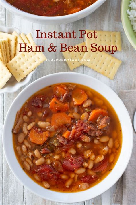 Instant Pot Ham And White Bean Soup Recipe Instant Pot Soup Recipes Great Northern Beans