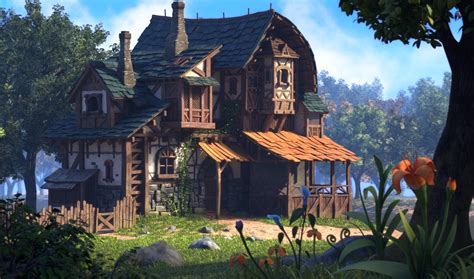 Artstation House With Stables