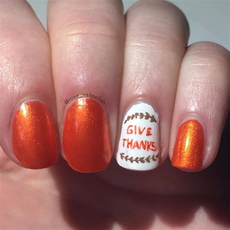 40 Cute And Easy Thanksgiving Nails 2019 Nailspiration