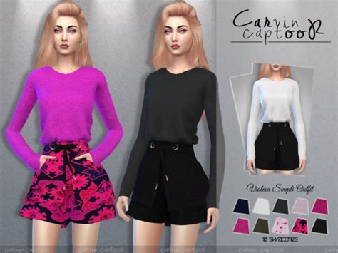 Violessa Outfit By Carvin Captoor At Tsr Sims 4 Updates