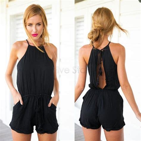 Cute And Comfortable Sleeveless Trendy Backless Womens