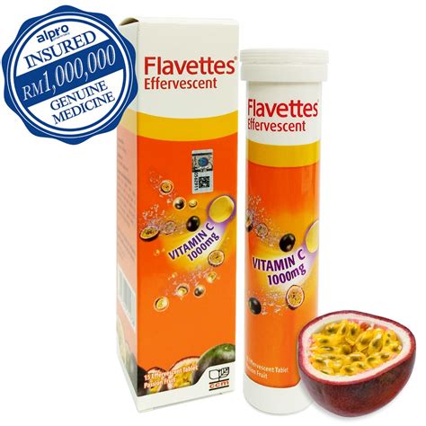 Check spelling or type a new query. Flavettes Effervescent Vitamin C - Passion Fruit (1000mg x ...