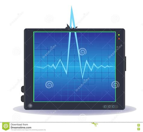 Graphic Of Pulse Stock Vector Illustration Of Wave Cardiograph