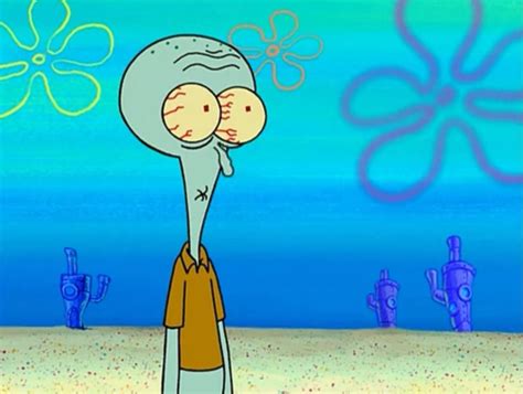 Scared Squidward Blank Template Imgflip