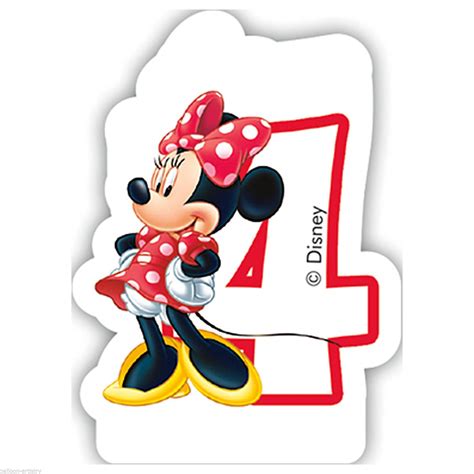 4th Disney Minnie Mouse Red Polka Cafe Happy Birthday Party Moulded