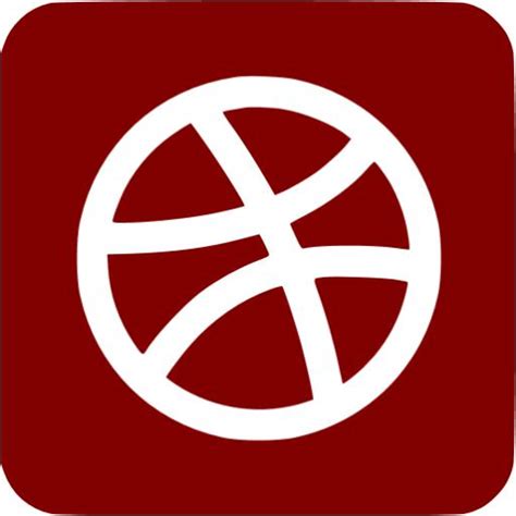 Maroon Dribbble 3 Icon Free Maroon Site Logo Icons