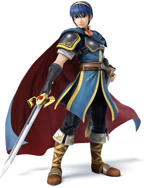Marth Art Super Smash Bros For 3ds And Wii U Art Gallery