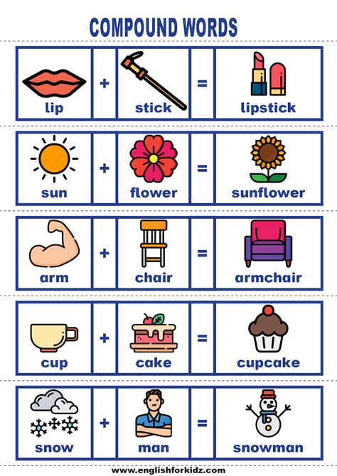 Compound Words For Kids