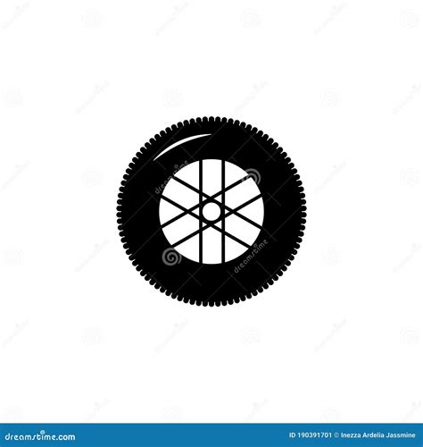 Illustration Vector Graphic Of Wheel Tire Car Icon Stock Vector
