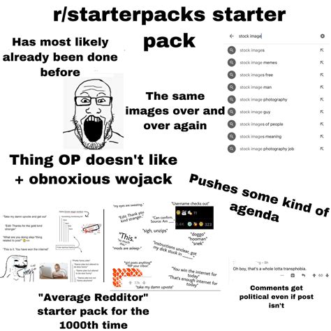 Rstarterpacks Starter Pack Starterpacks