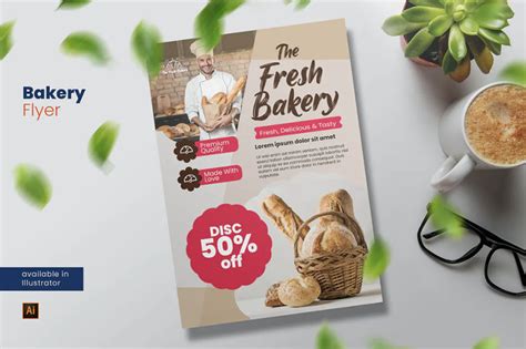 best bakery templates brochures flyers logos and more envato tuts