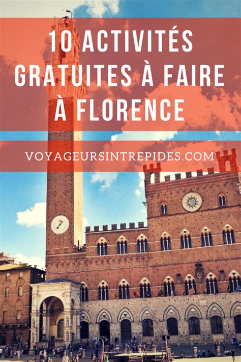 Top 10 Des Activités Et Visites Gratuites à Faire à Florence