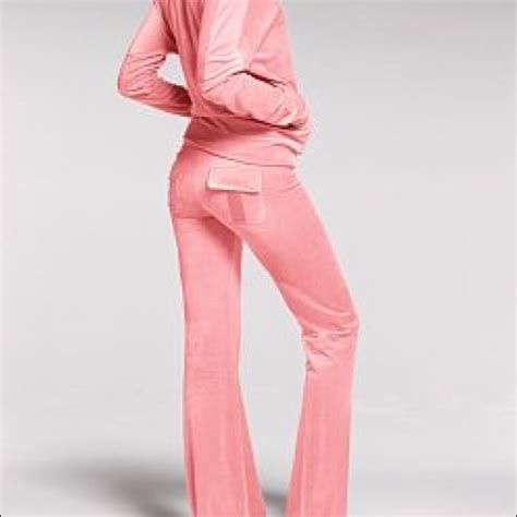 Pink Victorias Secret Pants Victorias Secret Bling Velour Pant