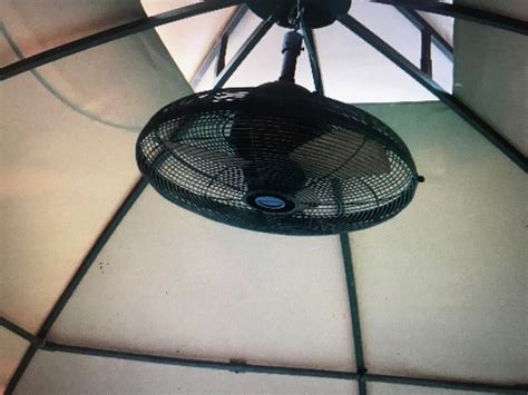 Allen And Roth 20 Inch Portable Outdoor Hanging Gazebo Fan For Wet Loc
