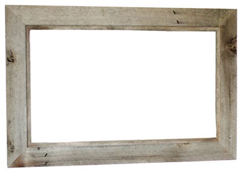 Western Rustic Mirror Reclaimed Barn Wood Frame 18x22