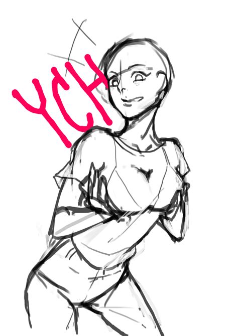 Girl Ych Poses Girl Ych In 2020 Art Reference Poses Anime Poses