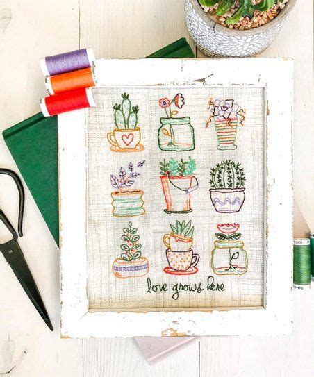 ADORNit Love Grows Here Embroidery Pattern Embroidery Patterns