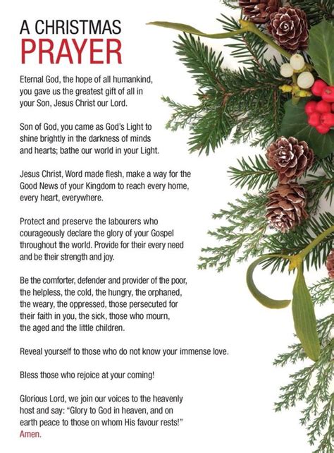 Pin By Donna On Christmas Christmas Prayer Christmas Poems
