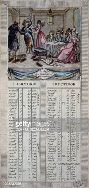 French Revolutionary Calendar Photos And Premium High Res Pictures