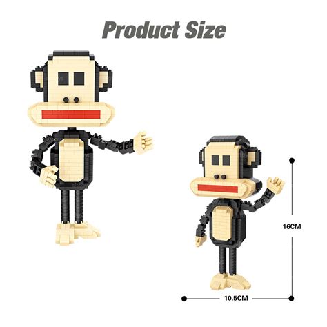 Loz 9202 Mini Character Cartoon Nano Diamond Creative Monkey 610pcs
