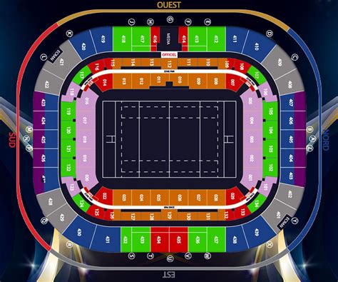 Plan Groupama Stadium Demi Finales Top 14 2018