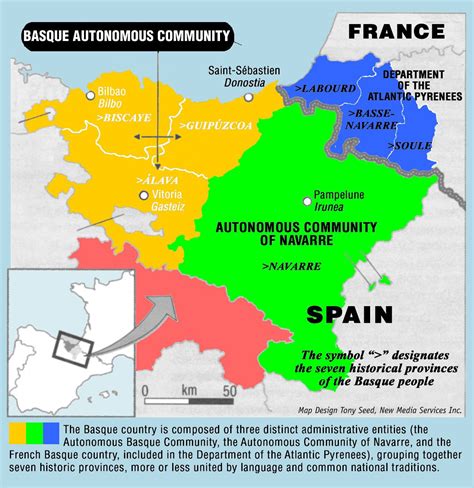 Iaspanishculture El Arbol De Guernica Basque Country Basque Map