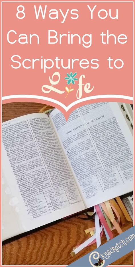 8 Ways You Can Bring The Scriptures To Life — Chicken Scratch N Sniff