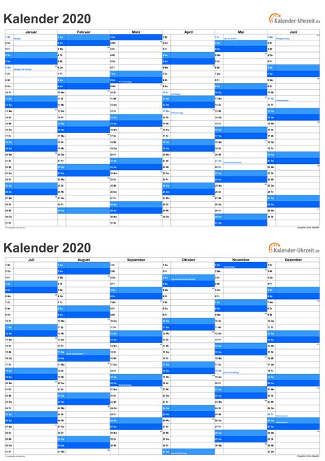 Wochenkalender 2021 Zum Ausdrucken Kalender 2020 Zum Ausdrucken