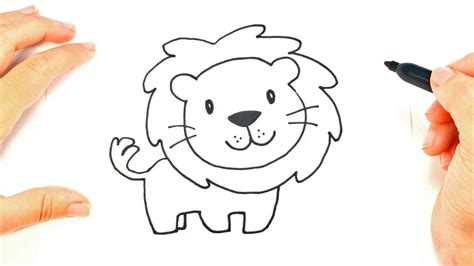 How to draw a lion? How to draw a Lion Face| Lion Head Easy Draw Tutorial ...