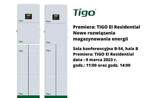 Premiere Of TIGO EI Residential New Energy Storage Solution From Tigo