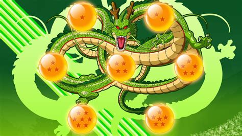 Dragon Ball Z Shenron And Seven Dragon Balls Dragon Ball Z 1080p