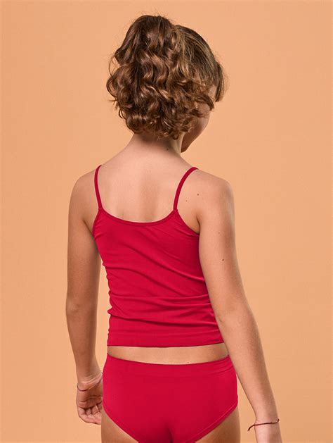 Girls Camisole Red Focenza