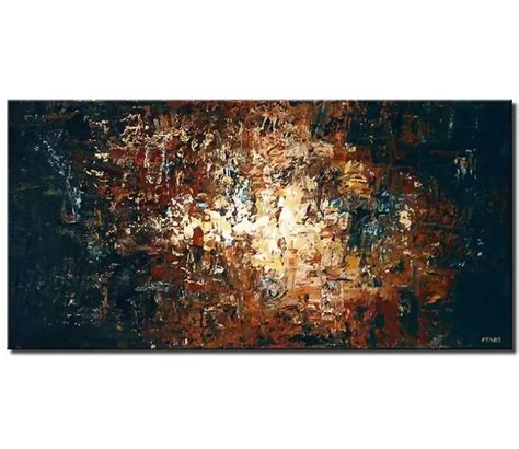 Painting Abstract Art In Dark Colors Large Painting 4905