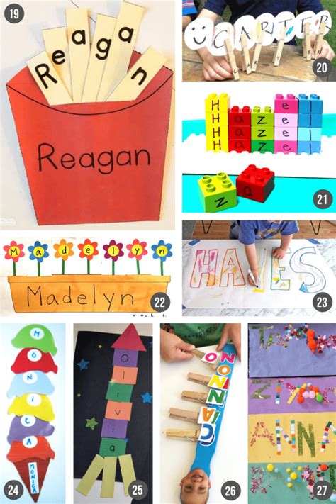 100 Genius Name Activities For Preschool And Kindergarten What Moms Love