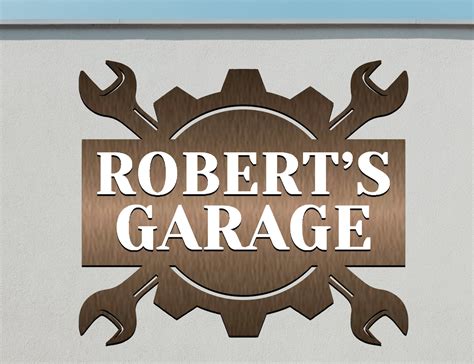 Garage Name Sign Svg Garage House Sign File Laser Cut Files Etsy