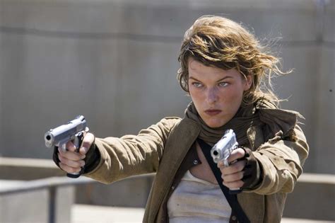 Milla Jovovich Hot Images Stills Photos Resident Evil Extinction