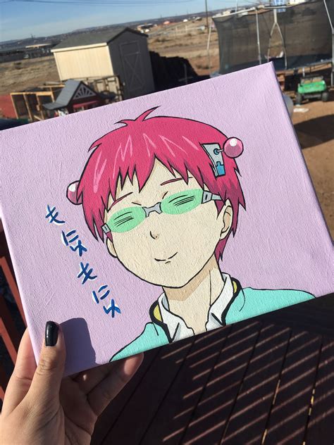8 X 10 Pinturas De Anime Acrílico Personalizado Etsy