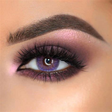 Contour Violet 12 Month Contact Lenses Stunninglens Purple Pages