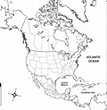 Printable Map Of North America Continent - Printable US Maps