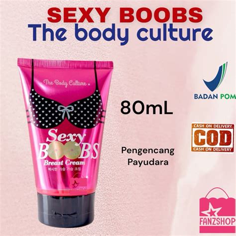 jual boobs sexy boobs breast cream by the body culture pembesar payudara bpom shopee indonesia