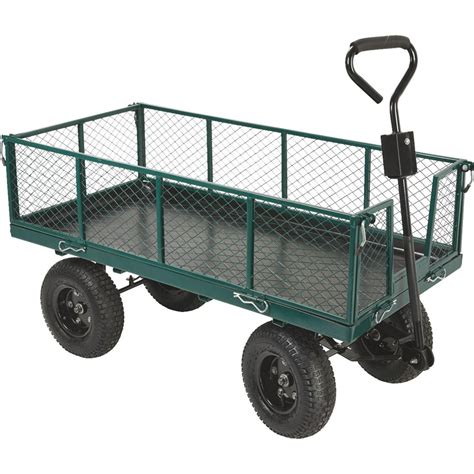 Do It Best Best Garden Steel Garden Cart With Collapsible Sides